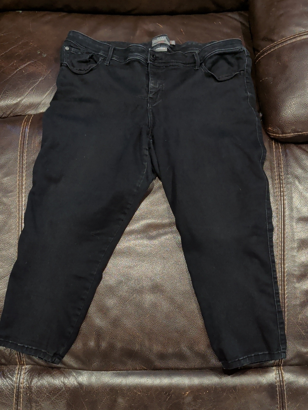 torrid Black Luxe Skinny Jeans
